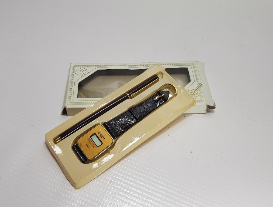 ORİJİNAL KUTUSUNDA KALEM SAAT TAKIMI