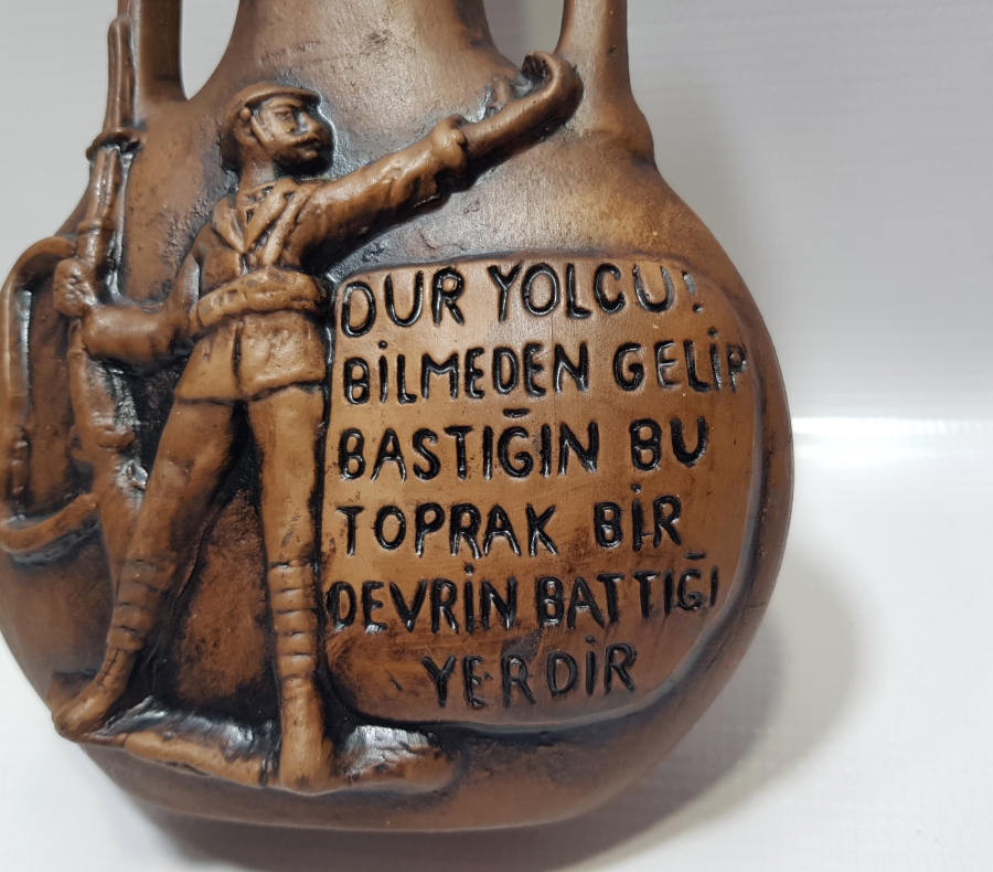 YAKIN DÖNEMİ ÇANAKKALE DEKORATİF - HEDİYELİK TESTİ