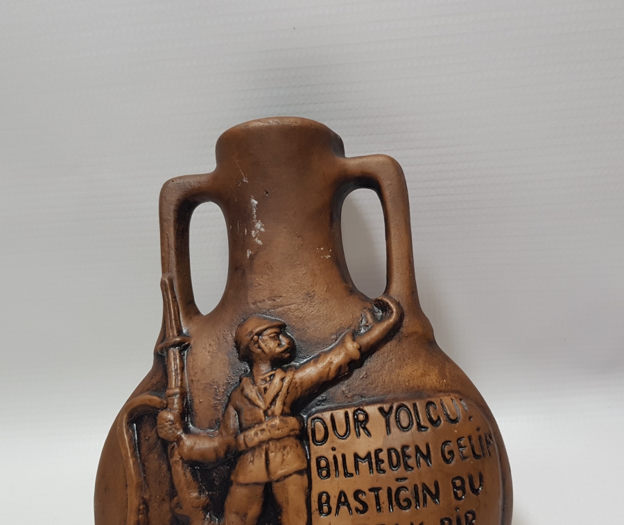 YAKIN DÖNEMİ ÇANAKKALE DEKORATİF - HEDİYELİK TESTİ