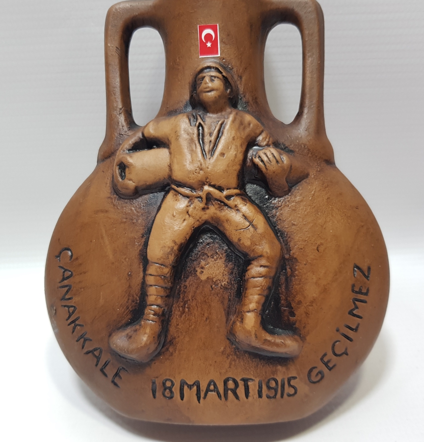 YAKIN DÖNEMİ ÇANAKKALE DEKORATİF - HEDİYELİK TESTİ