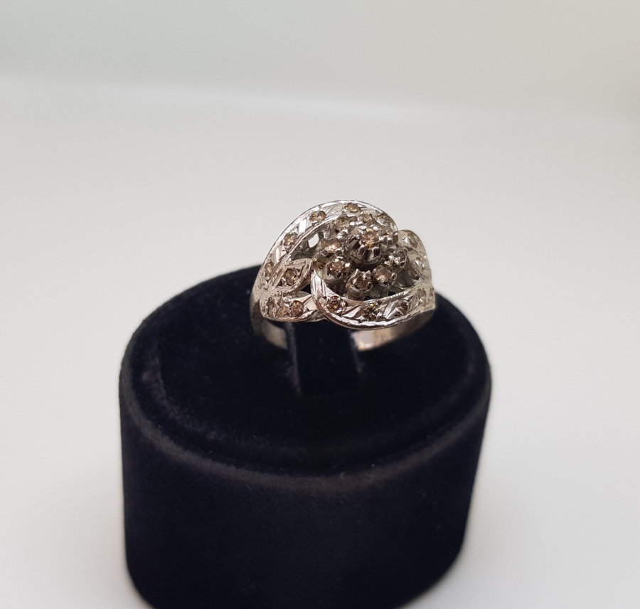 SALYANGOZ MODEL ANTİKA PIRLANTA YÜZÜK