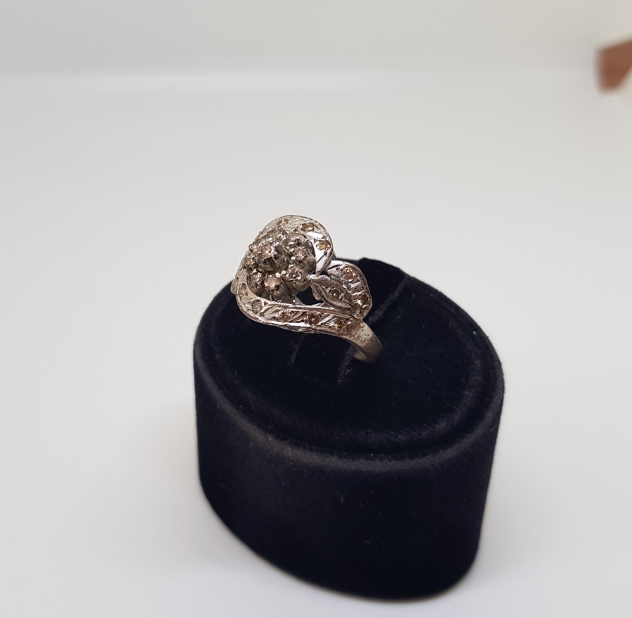 SALYANGOZ MODEL ANTİKA PIRLANTA YÜZÜK