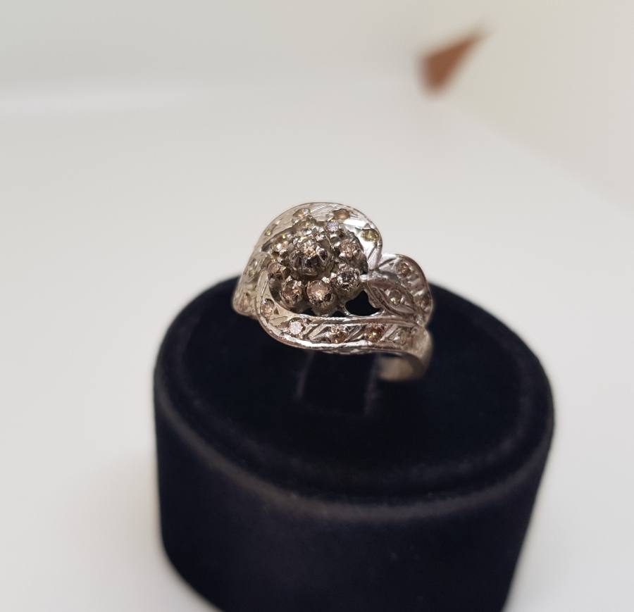 SALYANGOZ MODEL ANTİKA PIRLANTA YÜZÜK