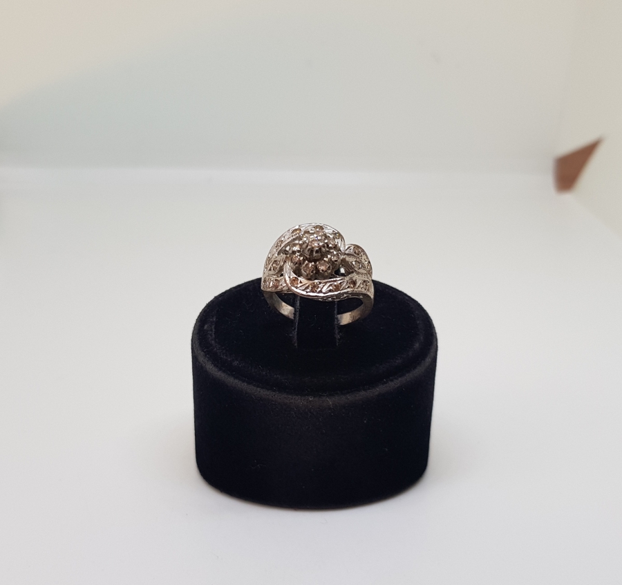 SALYANGOZ MODEL ANTİKA PIRLANTA YÜZÜK