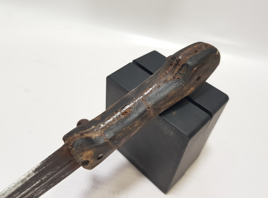 OSMANLI DÖNEMİ NADİR FORMDA YILAN DİLLİ ÇERKES KAMASI