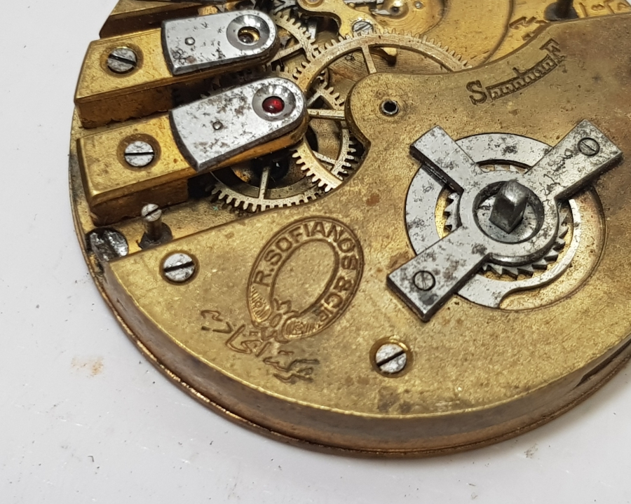 ÜZERLERİ OSMANLICA YAZILI OSMANLI DÖNEMİ 2 ADET SAAT MEKANİZMASI