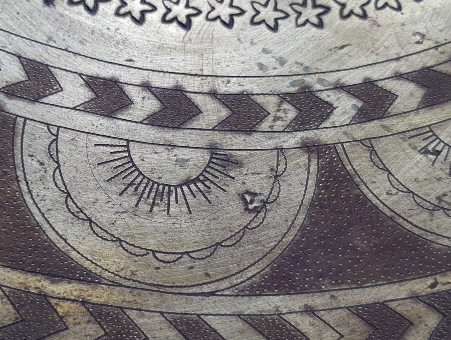 OSMANLI DÖNEMİ BÜYÜK BOY KALEM İŞÇİLİKLİ SÜLEYMANİYE SİNİ