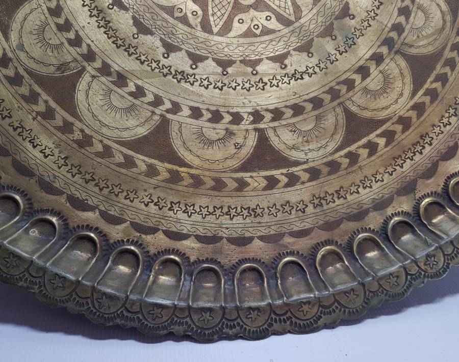 OSMANLI DÖNEMİ BÜYÜK BOY KALEM İŞÇİLİKLİ SÜLEYMANİYE SİNİ