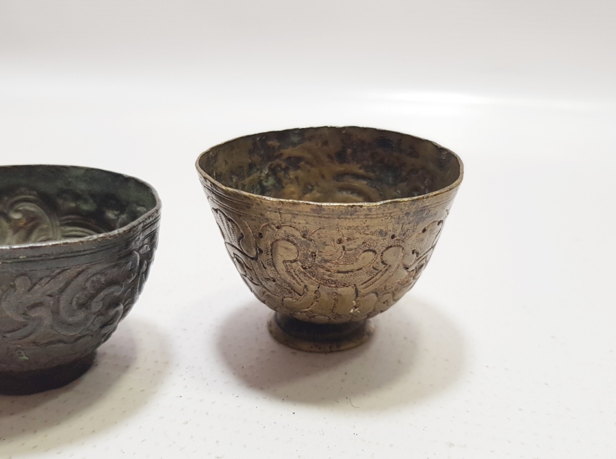 OSMANLI DÖNEMİ 2 ADET TOMBAK FİNCAN ZARFI