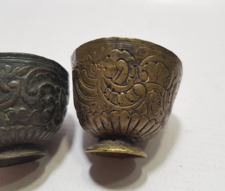 OSMANLI DÖNEMİ 2 ADET TOMBAK FİNCAN ZARFI