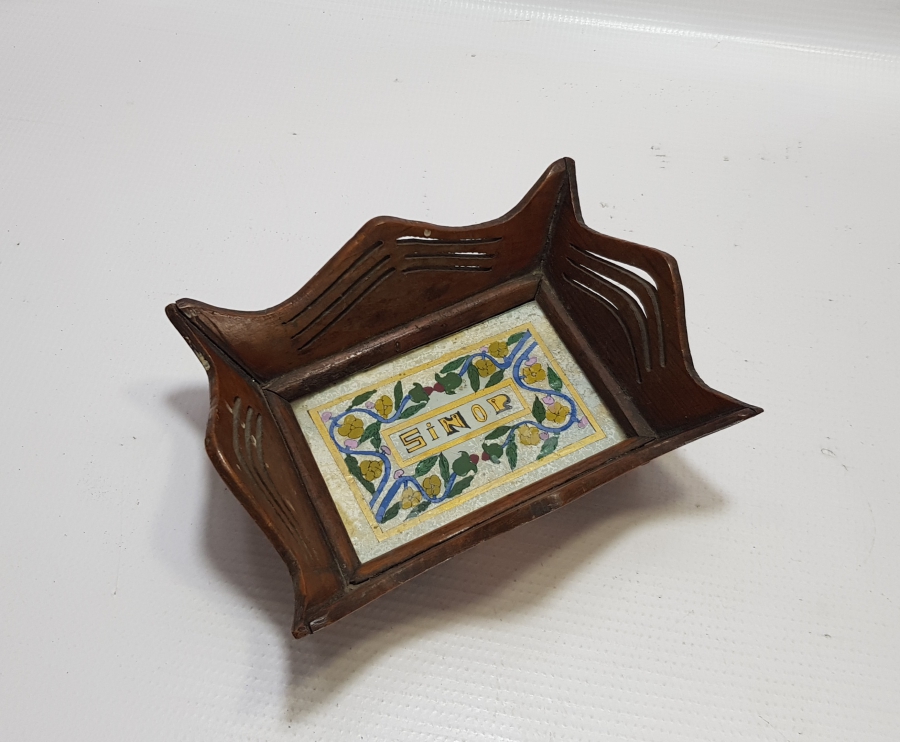 SİNOP İŞİ EL YAPIMI ANTİKA AHŞAP İKRAMLIK