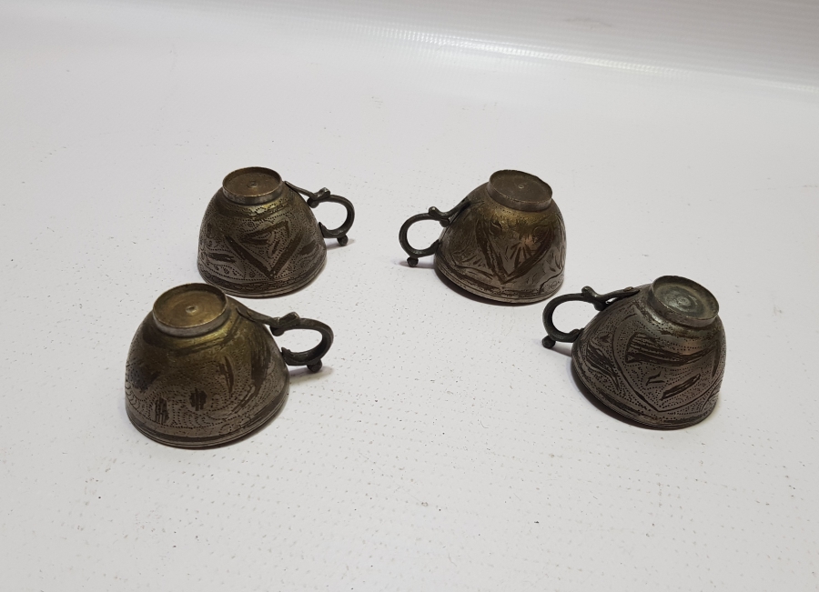 OSMANLI DÖNEMİ ÇİNTEMANİ İŞÇİLİKLİ 4 ADET ESER İ İSTANBUL KULPLU ZEMZEMLİK