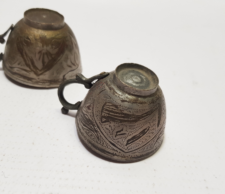 OSMANLI DÖNEMİ ÇİNTEMANİ İŞÇİLİKLİ 4 ADET ESER İ İSTANBUL KULPLU ZEMZEMLİK