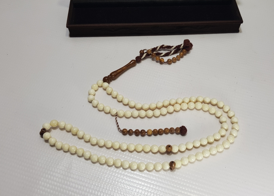 KUKA VE KEMİKTEN MAMUL 99LUK NAMAZ TESPİHİ