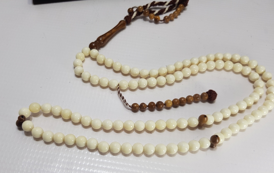 KUKA VE KEMİKTEN MAMUL 99LUK NAMAZ TESPİHİ