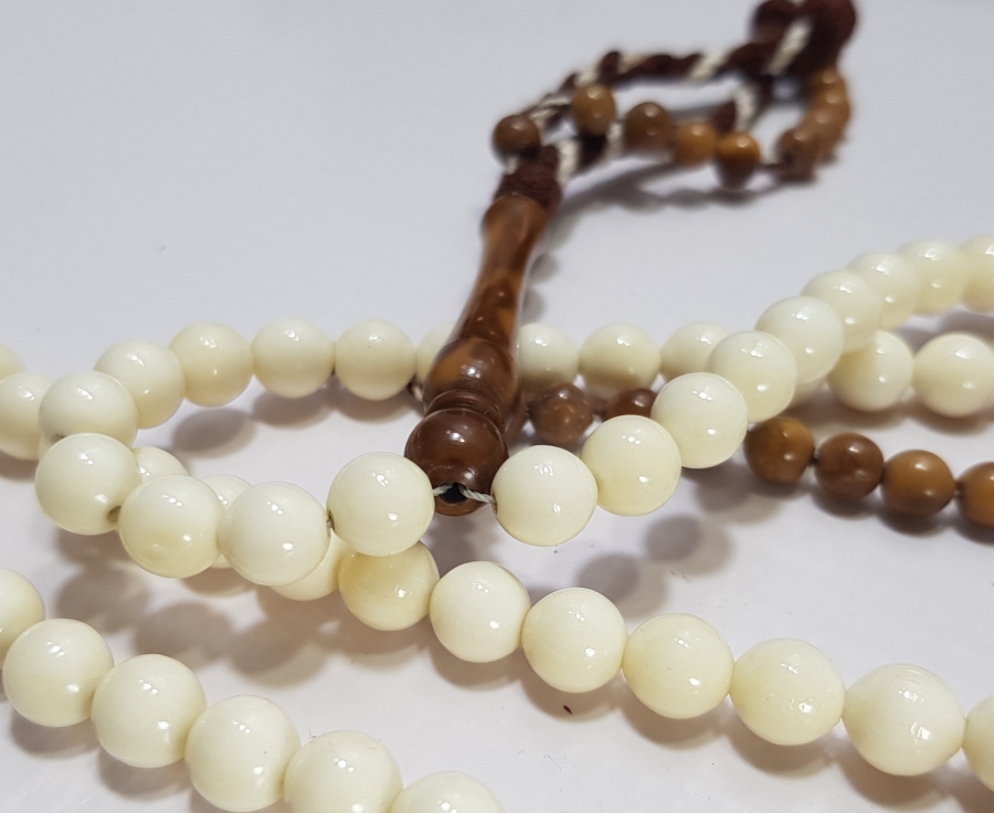 KUKA VE KEMİKTEN MAMUL 99LUK NAMAZ TESPİHİ