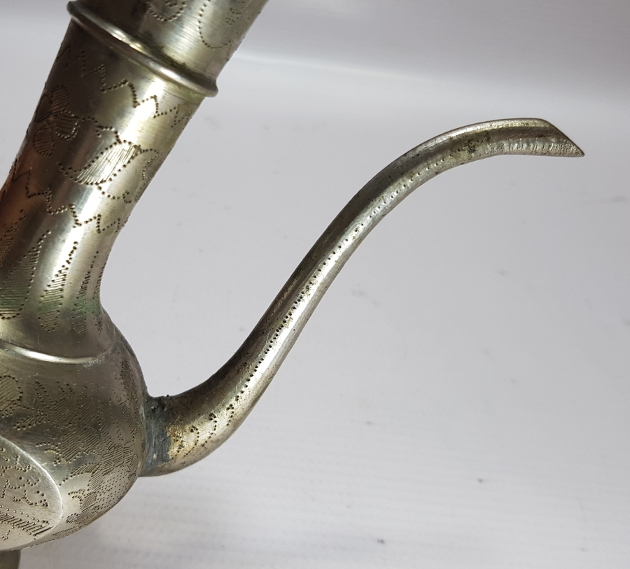 ÜZERİ ÇİNTEMANİ İŞÇİLİKLİ ANTİKA ZEMZEM İBRİĞİ