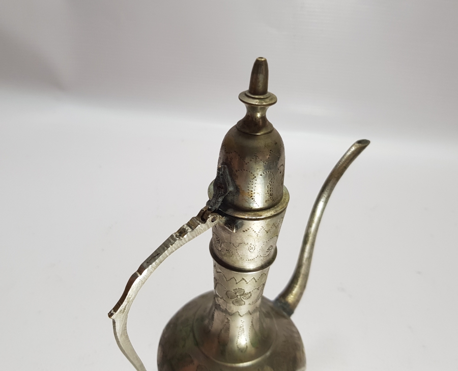 ÜZERİ ÇİNTEMANİ İŞÇİLİKLİ ANTİKA ZEMZEM İBRİĞİ