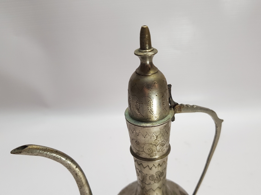 ÜZERİ ÇİNTEMANİ İŞÇİLİKLİ ANTİKA ZEMZEM İBRİĞİ