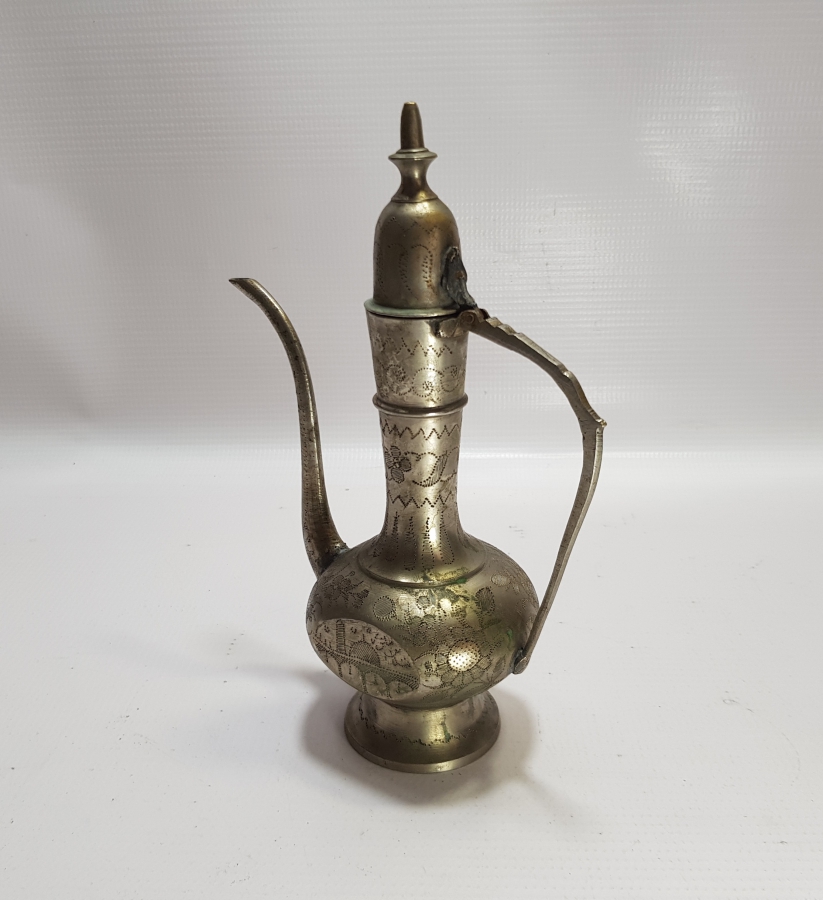 ÜZERİ ÇİNTEMANİ İŞÇİLİKLİ ANTİKA ZEMZEM İBRİĞİ