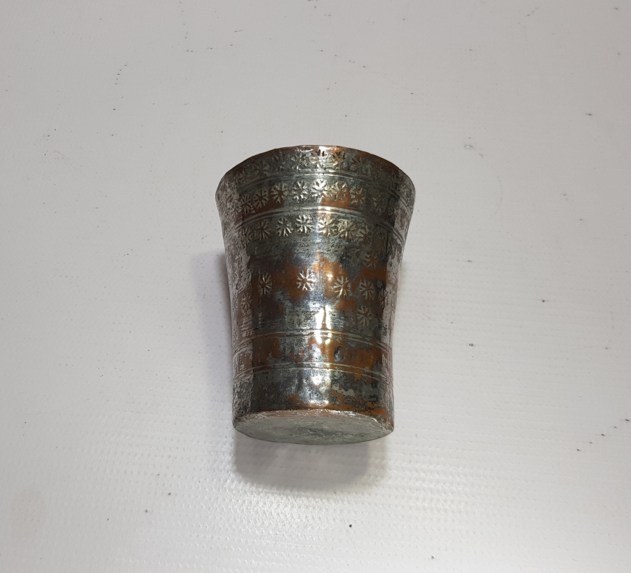 OSMANLI DÖNEMİ EL YAPIMI SÜLEYMANİYE İŞİ ŞERBET BARDAĞI