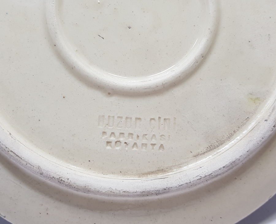 EL BOYAMA KÜTAHYA HUZUR ÇİNİ DUVAR TABAĞI