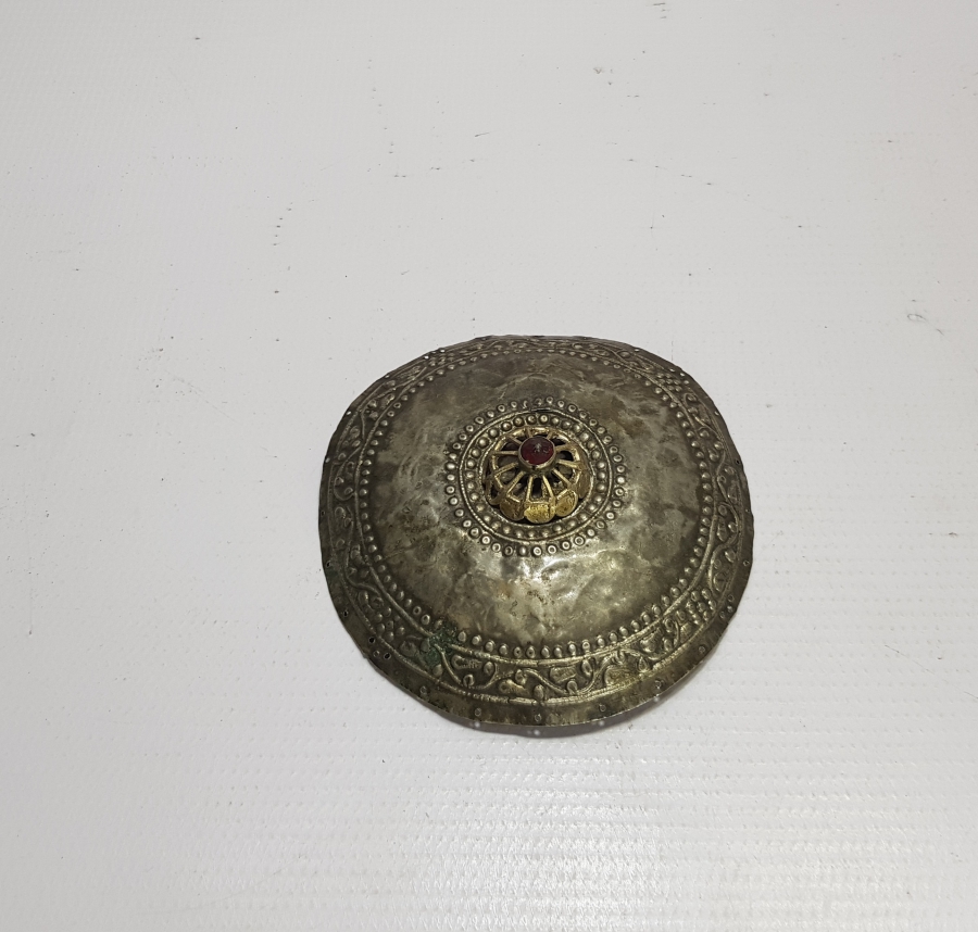 OSMANLI DÖNEMİ KABARTMA İŞÇİLİKLİ GÜMÜŞ GELİN TEPELİĞİ