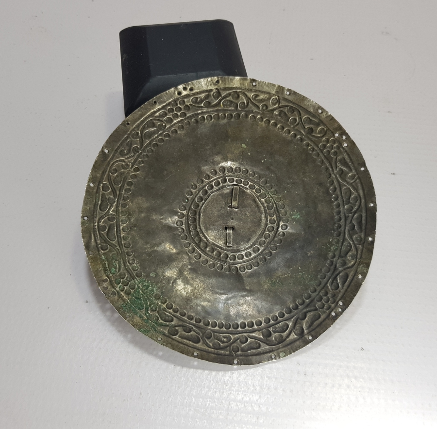 OSMANLI DÖNEMİ KABARTMA İŞÇİLİKLİ GÜMÜŞ GELİN TEPELİĞİ