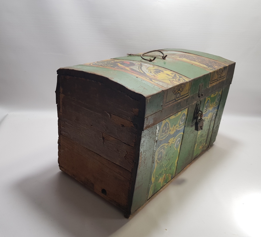 OSMANLI DÖNEMİ ÜZERİ AY YILDIZLI MİNİ BOY NADİR YEMENİ SANDIĞI