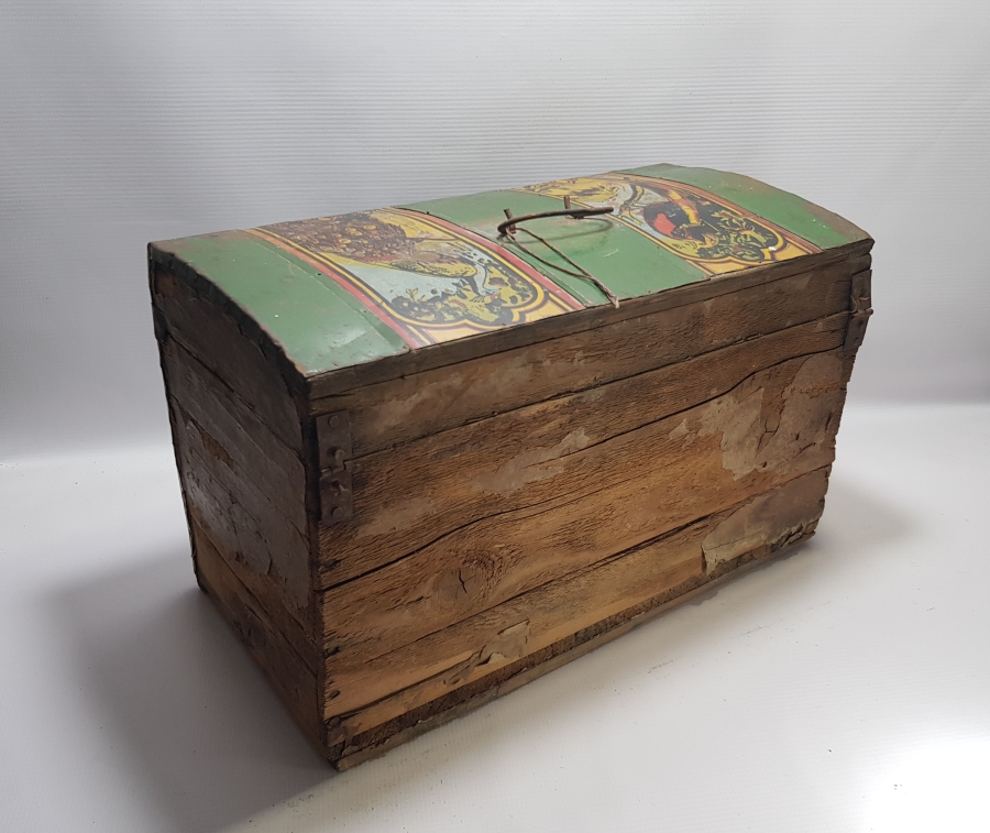 OSMANLI DÖNEMİ ÜZERİ AY YILDIZLI MİNİ BOY NADİR YEMENİ SANDIĞI