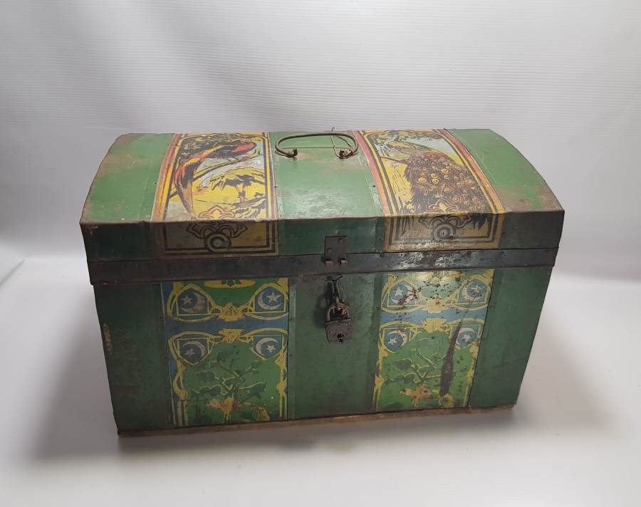 OSMANLI DÖNEMİ ÜZERİ AY YILDIZLI MİNİ BOY NADİR YEMENİ SANDIĞI