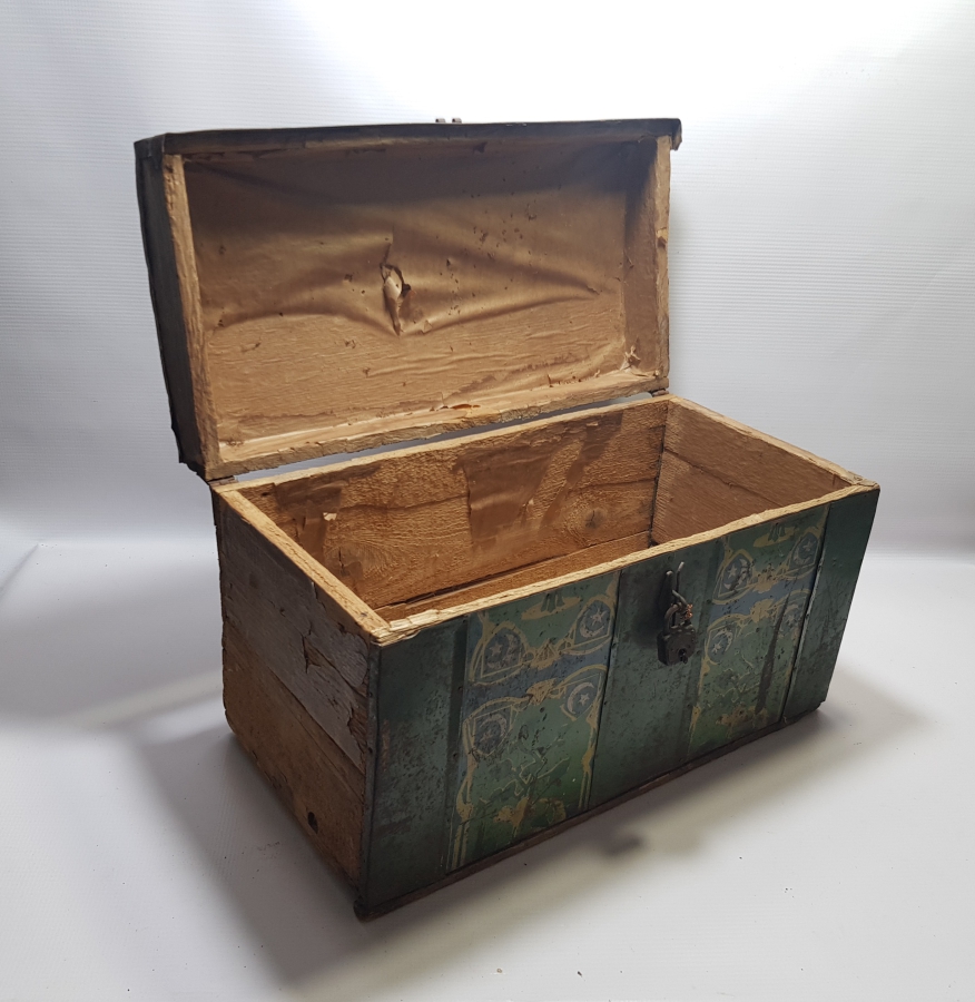 OSMANLI DÖNEMİ ÜZERİ AY YILDIZLI MİNİ BOY NADİR YEMENİ SANDIĞI