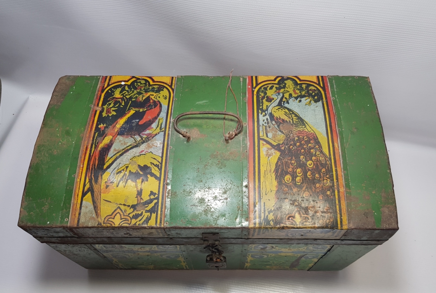 OSMANLI DÖNEMİ ÜZERİ AY YILDIZLI MİNİ BOY NADİR YEMENİ SANDIĞI