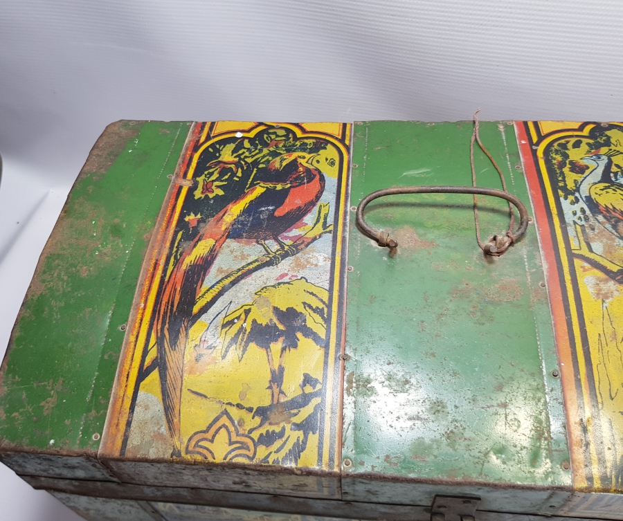 OSMANLI DÖNEMİ ÜZERİ AY YILDIZLI MİNİ BOY NADİR YEMENİ SANDIĞI