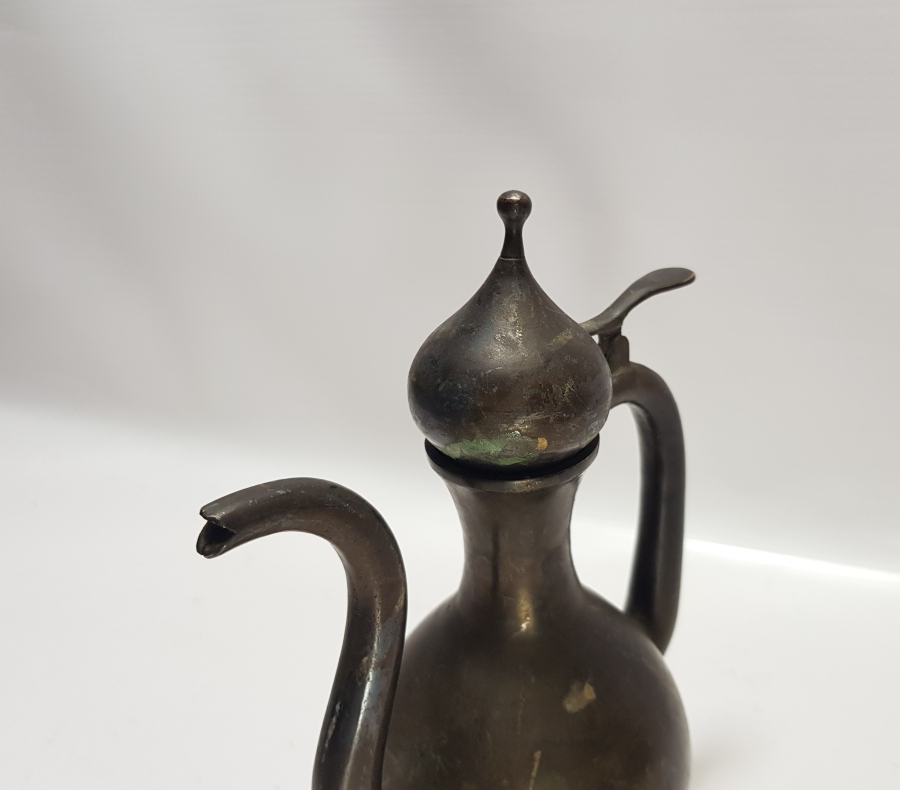 OSMANLI DÖNEMİ SÜLEYMANİYE İŞİ NADİR FORMLU ZEMZEM İBRİĞİ