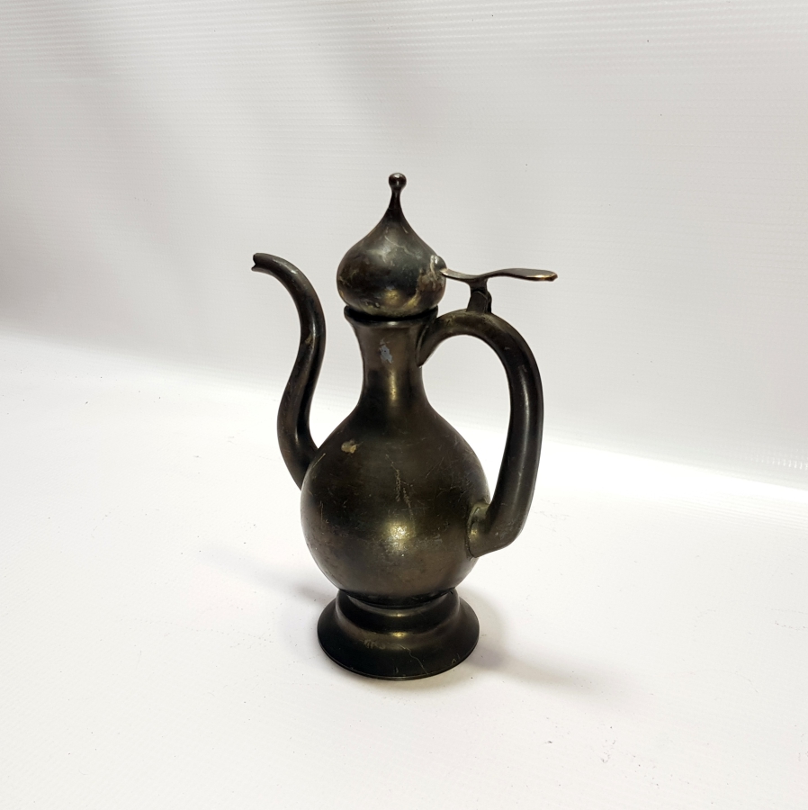 OSMANLI DÖNEMİ SÜLEYMANİYE İŞİ NADİR FORMLU ZEMZEM İBRİĞİ