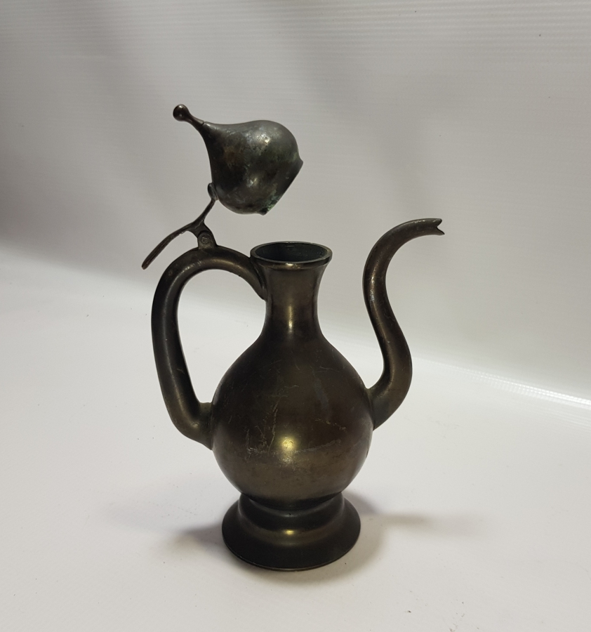 OSMANLI DÖNEMİ SÜLEYMANİYE İŞİ NADİR FORMLU ZEMZEM İBRİĞİ