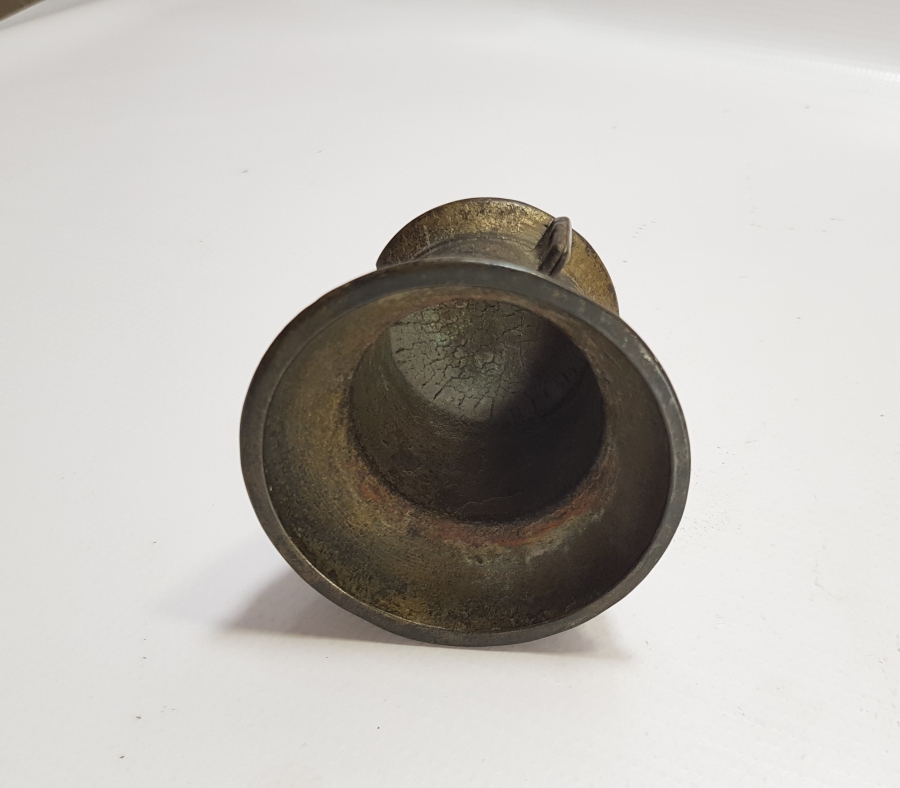 KABARTMA İŞÇİLİKLİ AVRUPA YAPIMI ANTİKA BRONZ ECZACI HAVANI