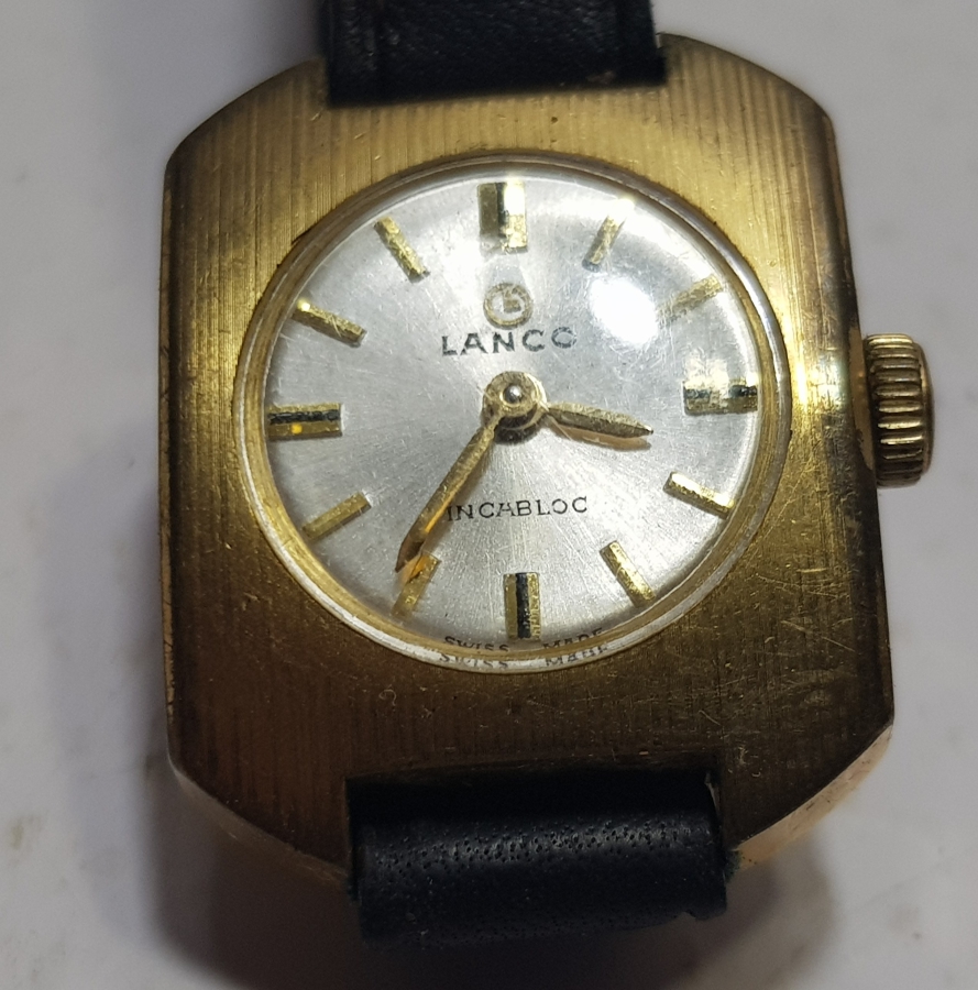 KURMALI ANTİKA ALTIN KAPLAMA KOL SAATİ