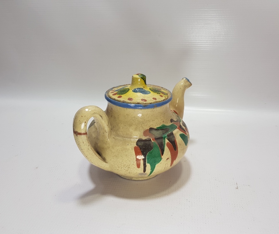 OSMANLI DÖNEMİ NADİR RENKTE KINIK ÇAYDANLIK