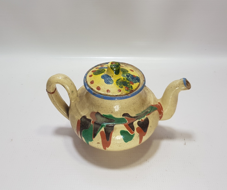 OSMANLI DÖNEMİ NADİR RENKTE KINIK ÇAYDANLIK