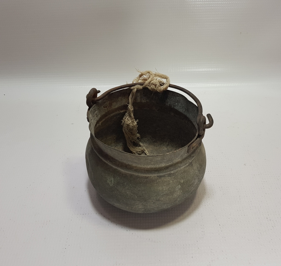 OSMANLI DÖNEMİ NADİR FORMLU BAKIR YOĞURT BAKRACI