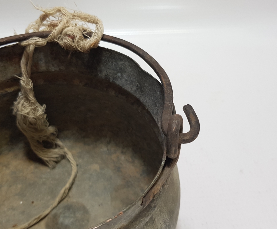 OSMANLI DÖNEMİ NADİR FORMLU BAKIR YOĞURT BAKRACI