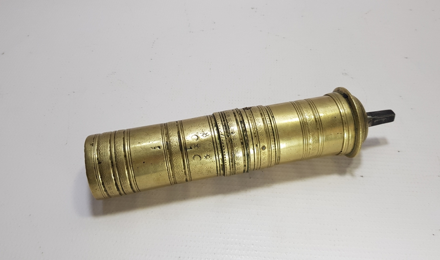 ÜZERİ DAMGALI OSMANLI DÖNEMİ EL YAPIMI SÜLEYMANİYE KAHVE DEĞİRMENİ