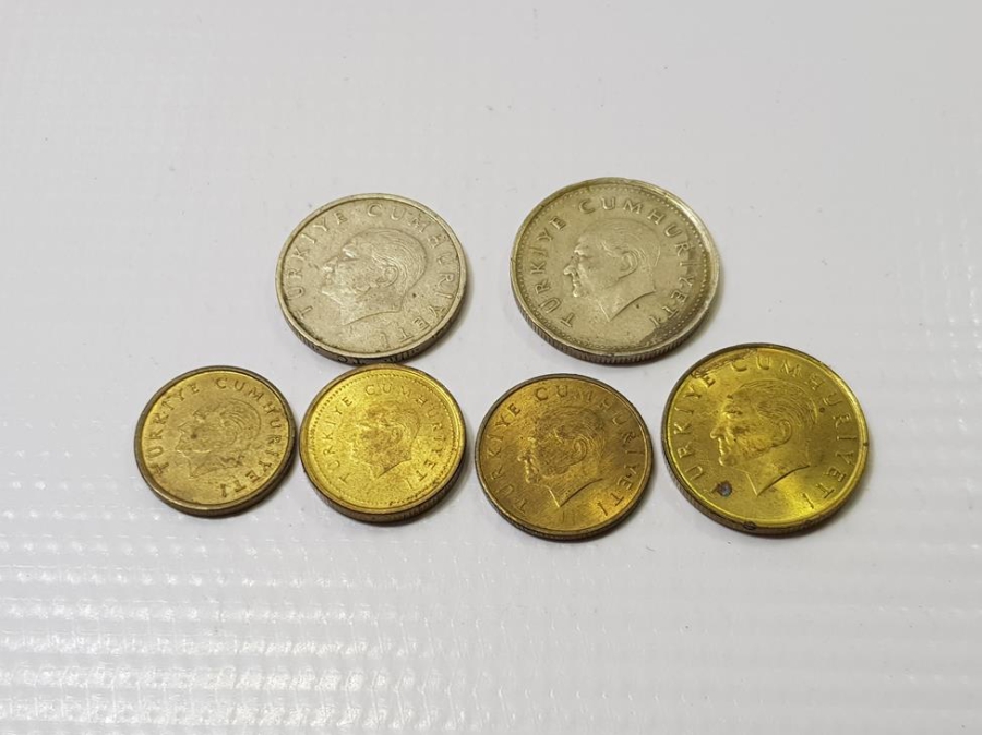 1990'LI YILLARDAN YÜKSEK KONDİSYONDA MADENİ PARA LOTU