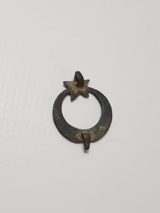 1. DÜNYA SAVAŞI DÖNEMİ AY YILDIZLI SUBAY ŞAPKA KOKARTI