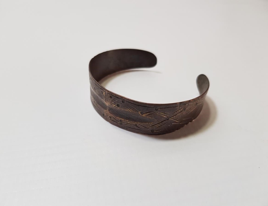 OSMANLI DÖNEMİ BAKIR YEL BİLEZİĞİ