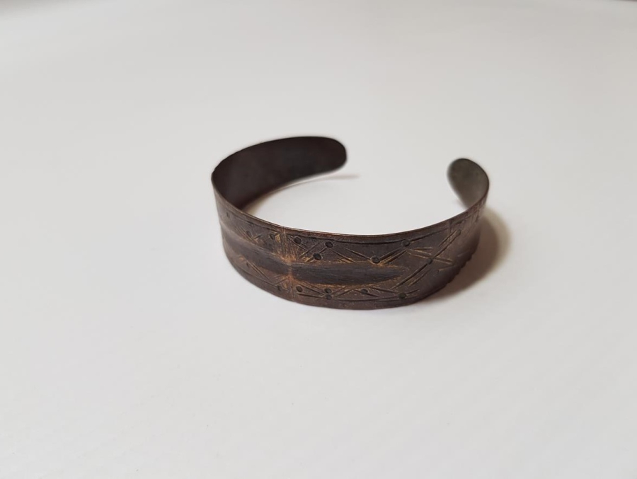 OSMANLI DÖNEMİ BAKIR YEL BİLEZİĞİ