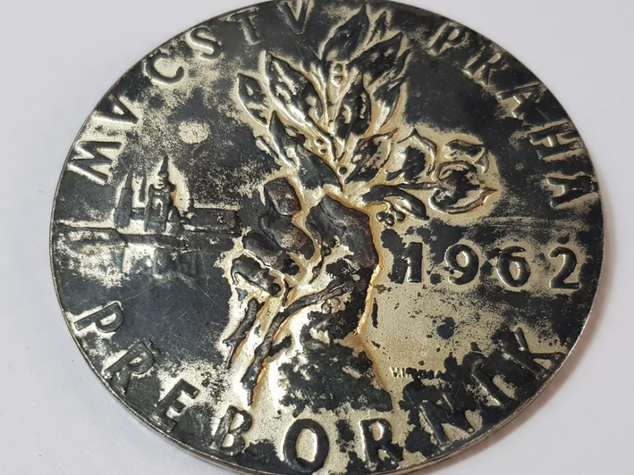 1962 TARİHLİ ÇEKOSLOVAKYA SPOR MADALYASI