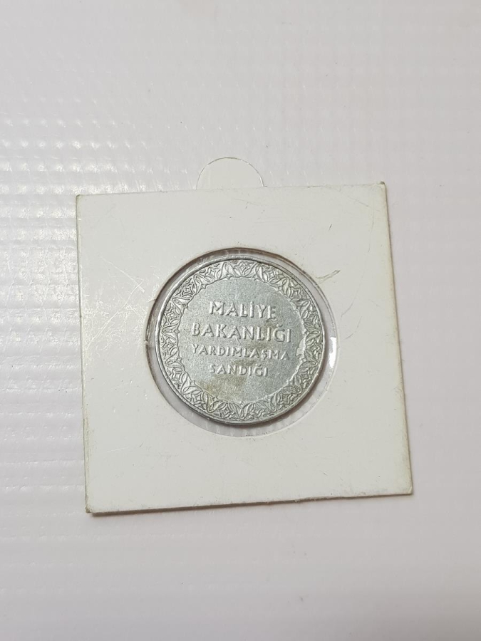 MALİYE BAKANLIĞI YARDIMLAŞMA SANDIĞI 40 KURUŞ NADİR JETON